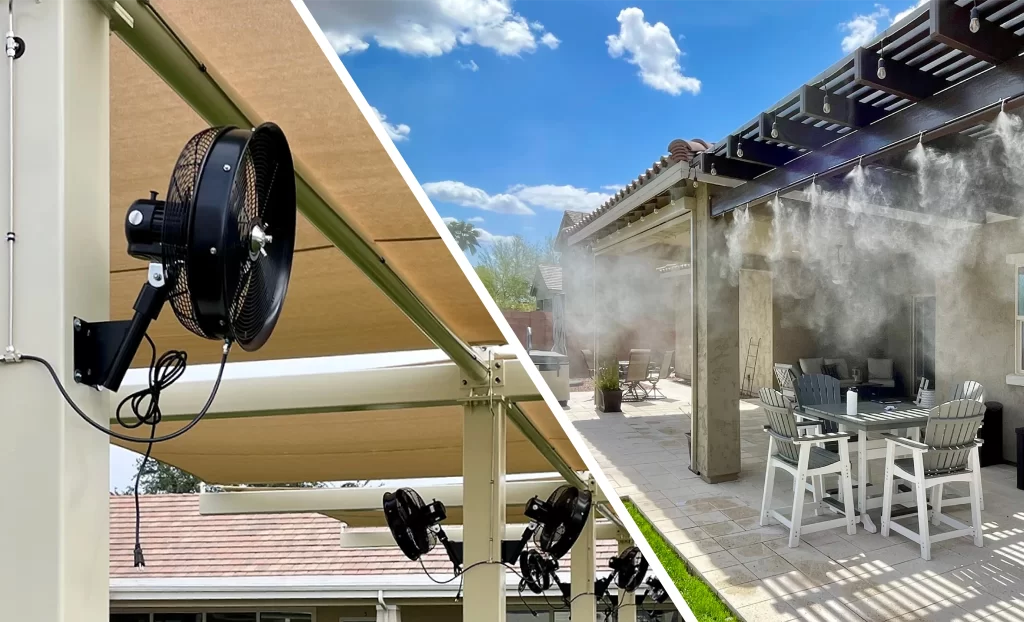 element mist arizona patio misting systems commercial residential