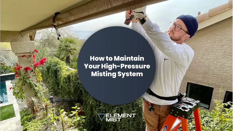 How to Maintain Your High-Pressure Misting System