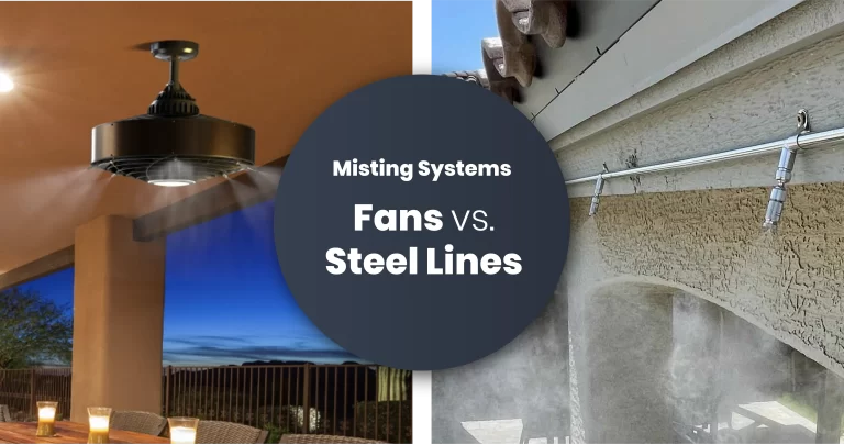 Element Mist - Misting fans vs Misting Lines