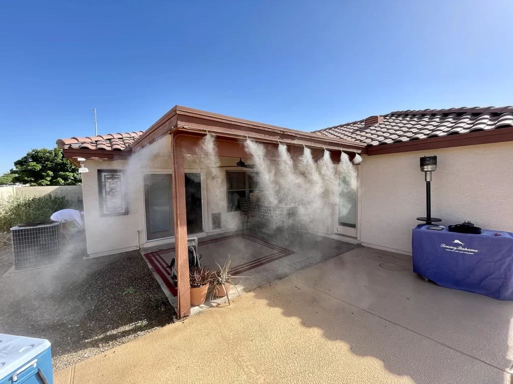 An Element Mist system installed in Mesa Arizona