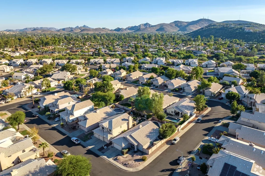Moon Valley Area of Phoenix, Arizona